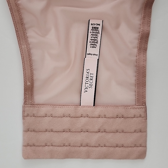 Victoria's Secret Dream Angels Lace Scalloped Bustier Top Rose Gold Size 34C - Picture 8 of 14